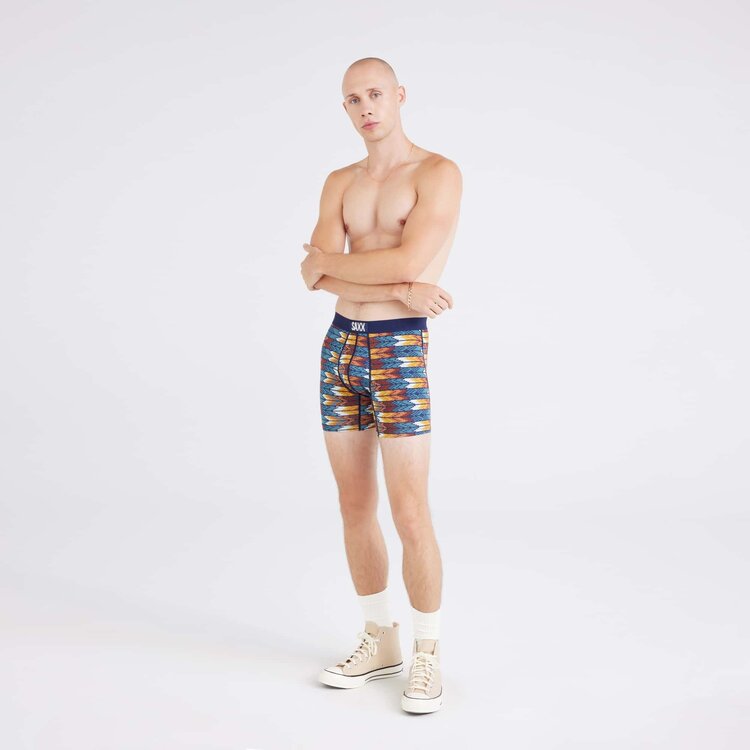 Saxx Vibe Xtra Boxer Brief Fly | Arrowhead-Storm Blue
