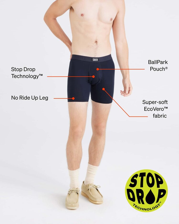 Saxx Vibe Xtra Boxer Brief Fly | Arrowhead-Storm Blue
