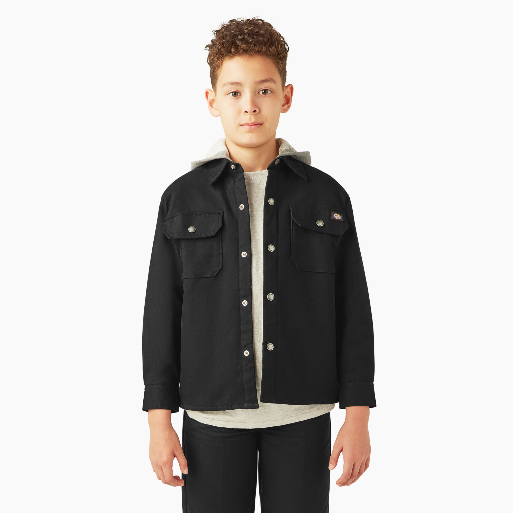 Boys Duck Shirt Jacket Black The Choice Shop