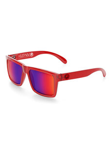 Heat Wave Heat Wave Vise Z87 Sunglasses | Polarized Neon Red Frame