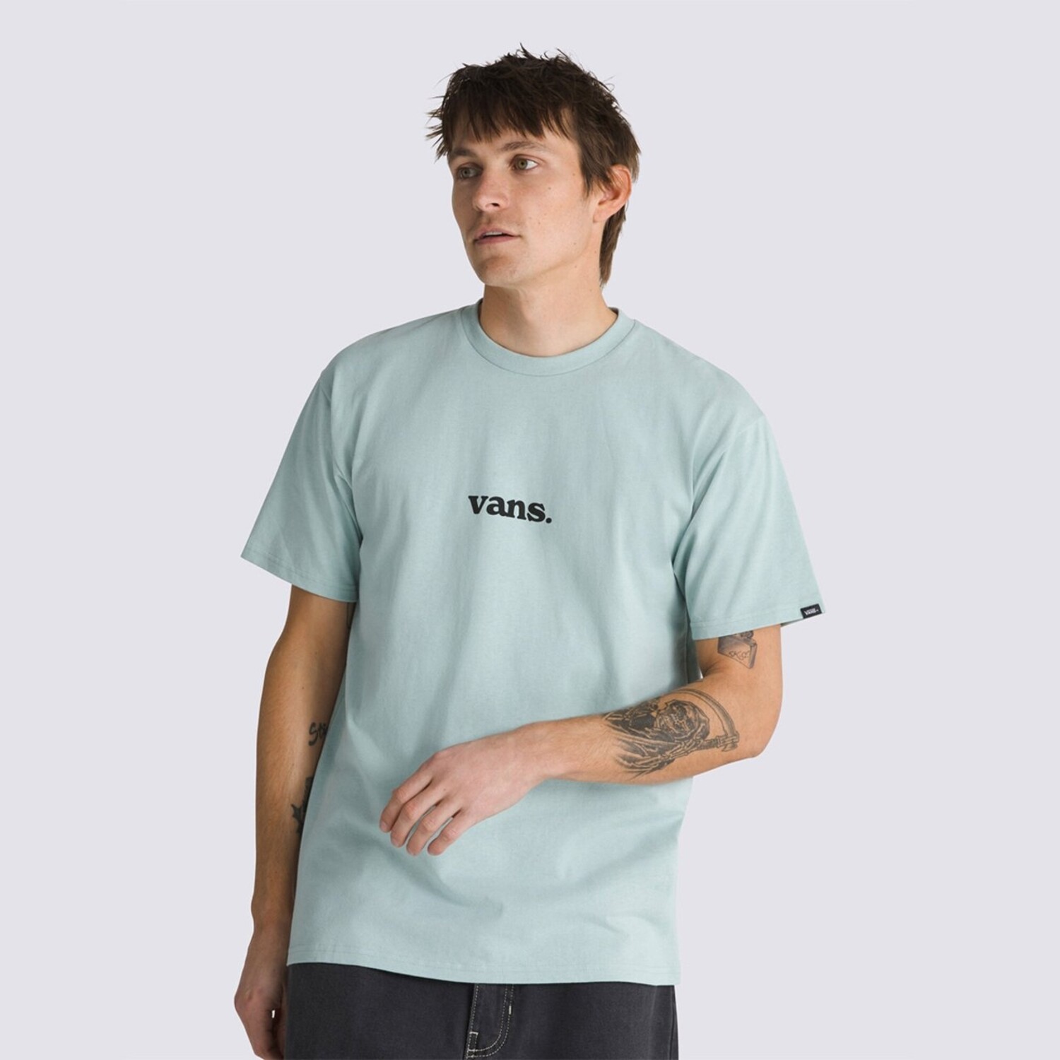 Grey vans t shirt women's sale