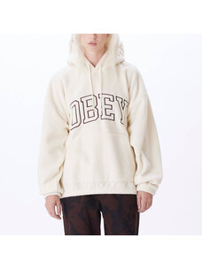 Obey Obey Cross Stitch Collegiate Hood Fleece | Unbleached