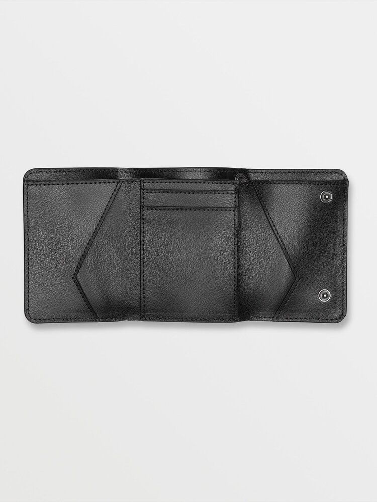 Volcom Volcom Pistol Leather Wallet | Black