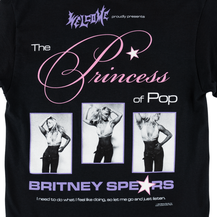 Welcome Welcome Princess Tee | Black