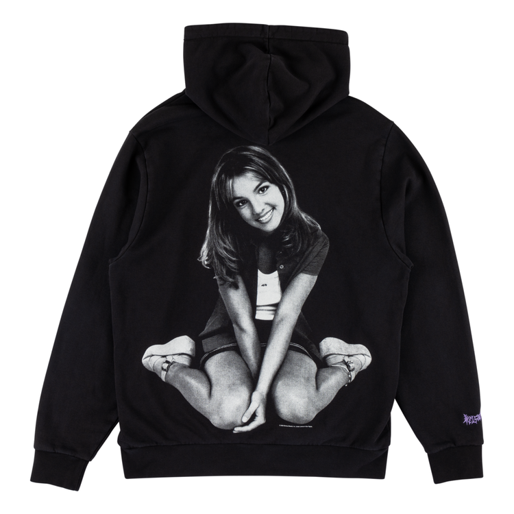 Welcome Flower Pigment-Dyed Hoodie | Black