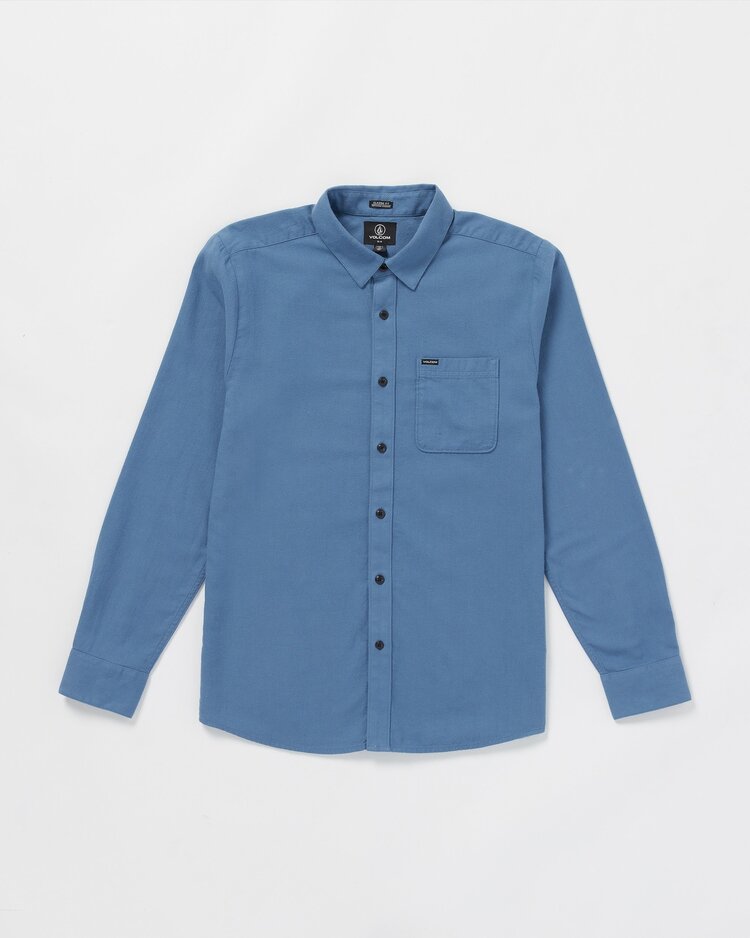 Volcom Caden Solid Long Sleeve | Blueberry