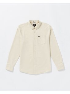 Volcom Veeco Oxford Long Sleeve | Dirty White
