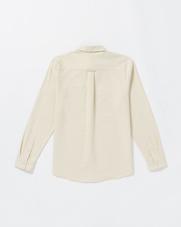 Volcom Veeco Oxford Long Sleeve | Dirty White