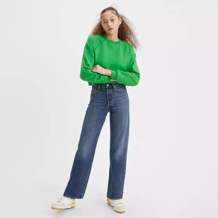 Levi's Ribcage Full Length Jeans | Valley View Blue