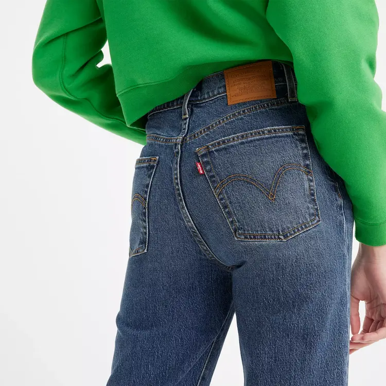 Levi's Ribcage Full Length Jeans | Valley View Blue