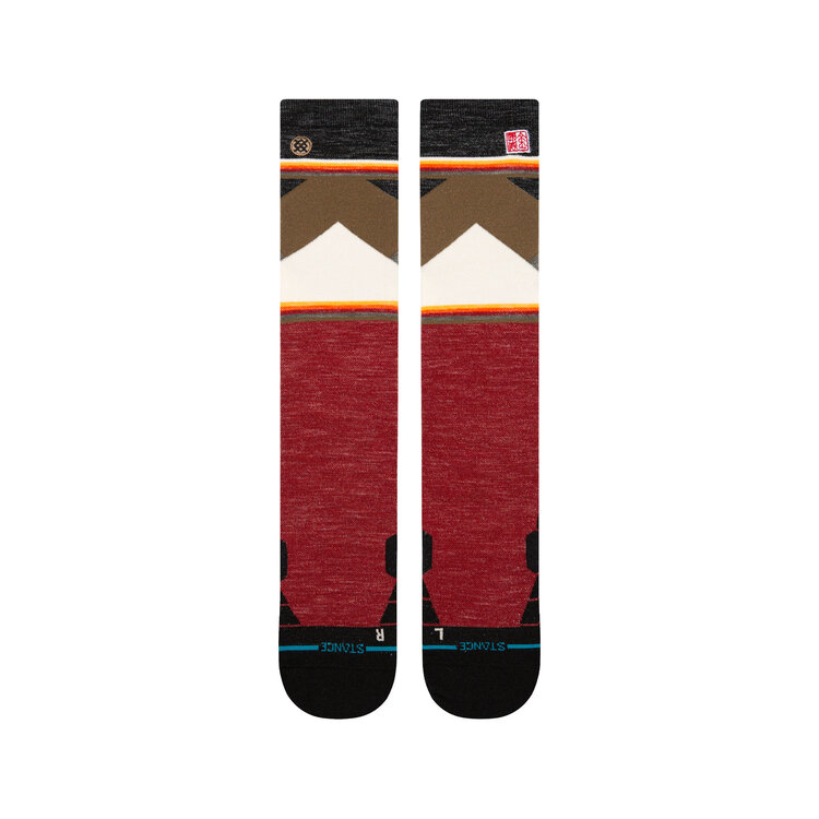 Stance Jimmy Chin Ultra Lite Wool Snowboard Socks | Red