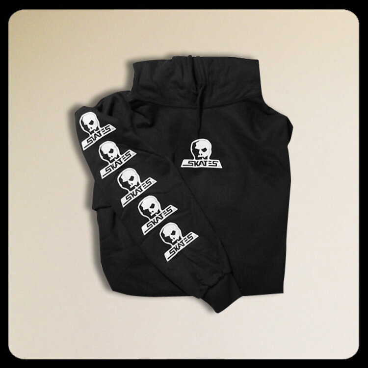 Skull Skates Hood Logo | Black
