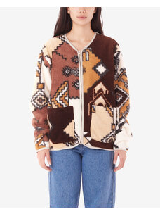 Obey Obey  Ornate Liner Jacket | Brown Multi