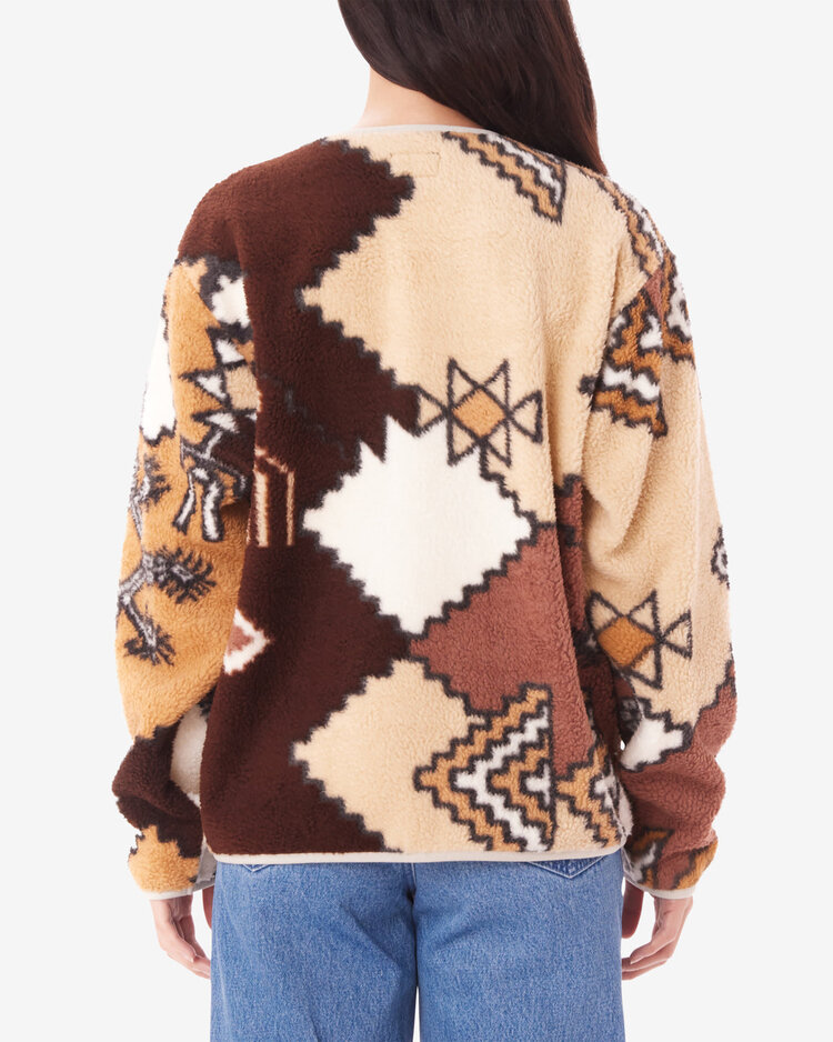 Obey Obey  Ornate Liner Jacket | Brown Multi