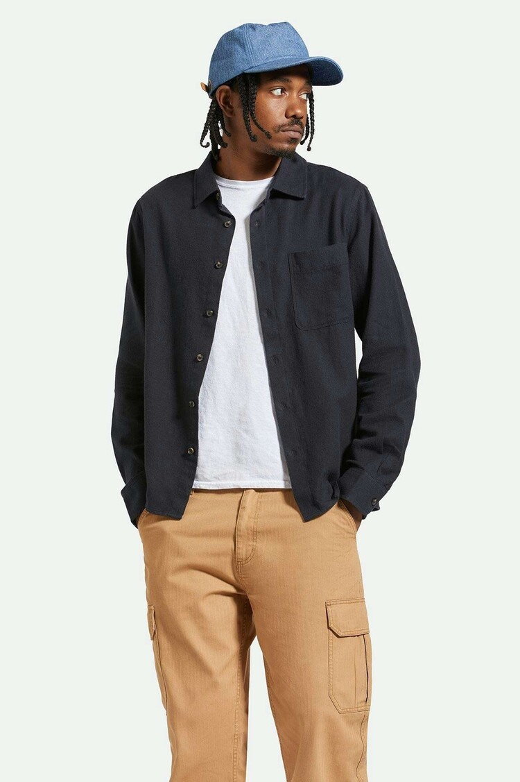 Brixton Brixton Hasting Lightweight Flannel | Black