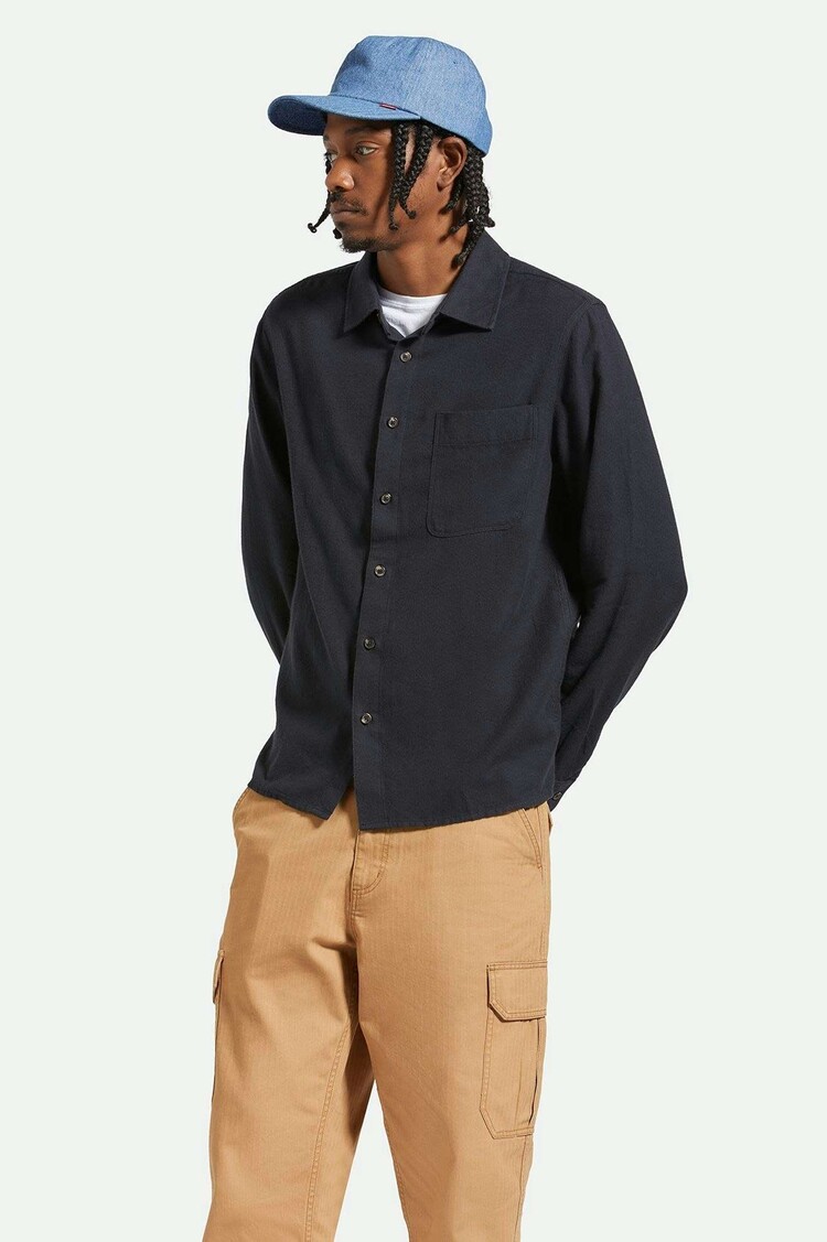 Brixton Brixton Hasting Lightweight Flannel | Black