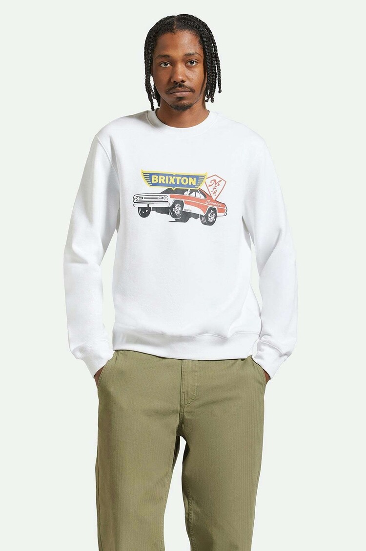 Brixton Brixton Barona Crew | White