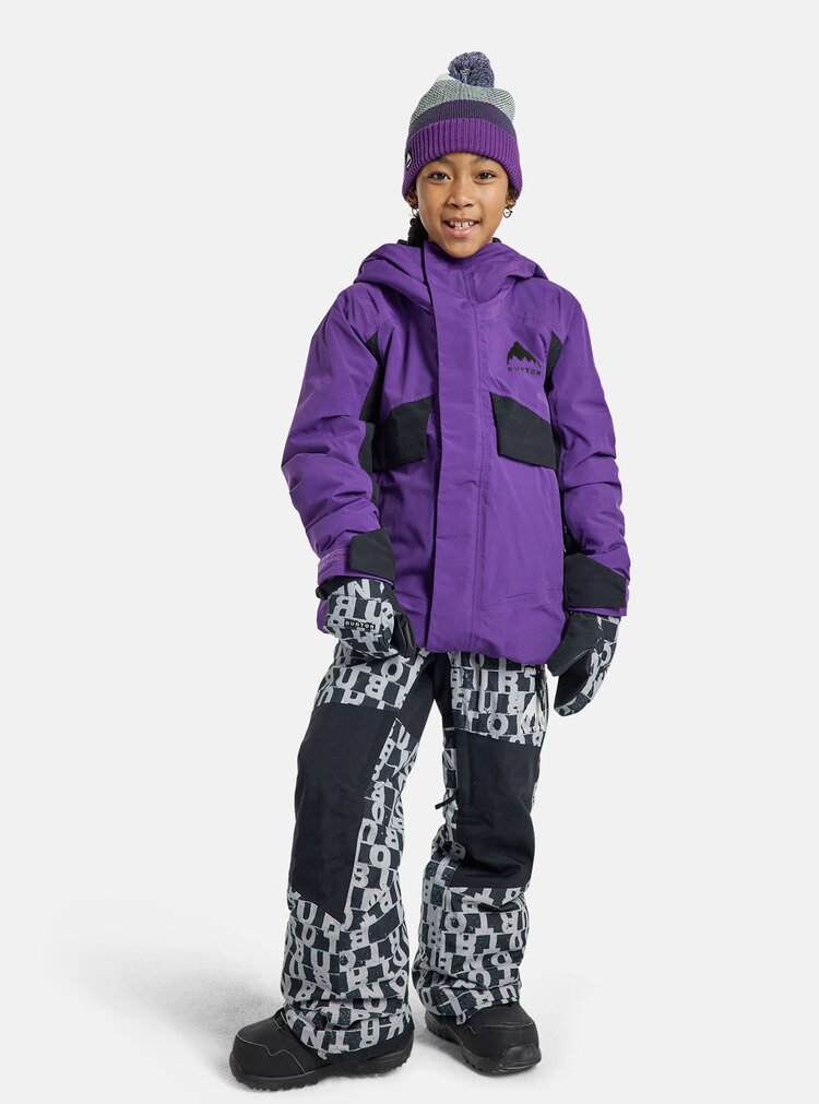 Burton Burton Kids' Ascutney 2L Jacket | Imperial Purple/True Black