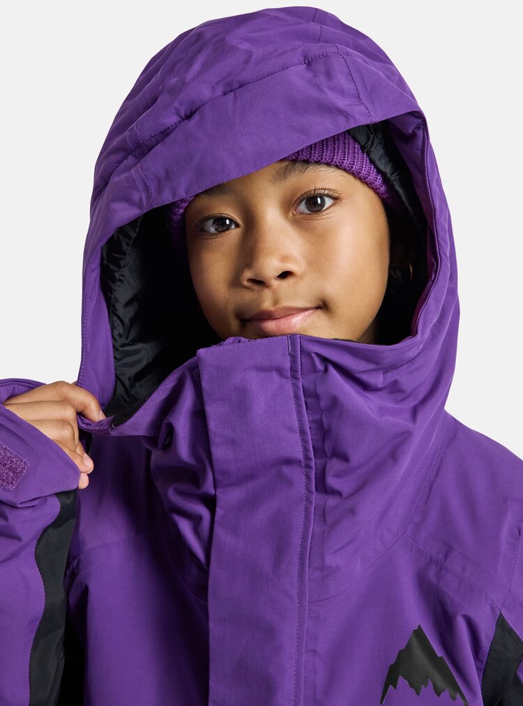Burton Burton Kids' Ascutney 2L Jacket | Imperial Purple/True Black