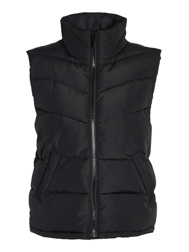 Noisy May Dalcon Short Gilet Vest | Black