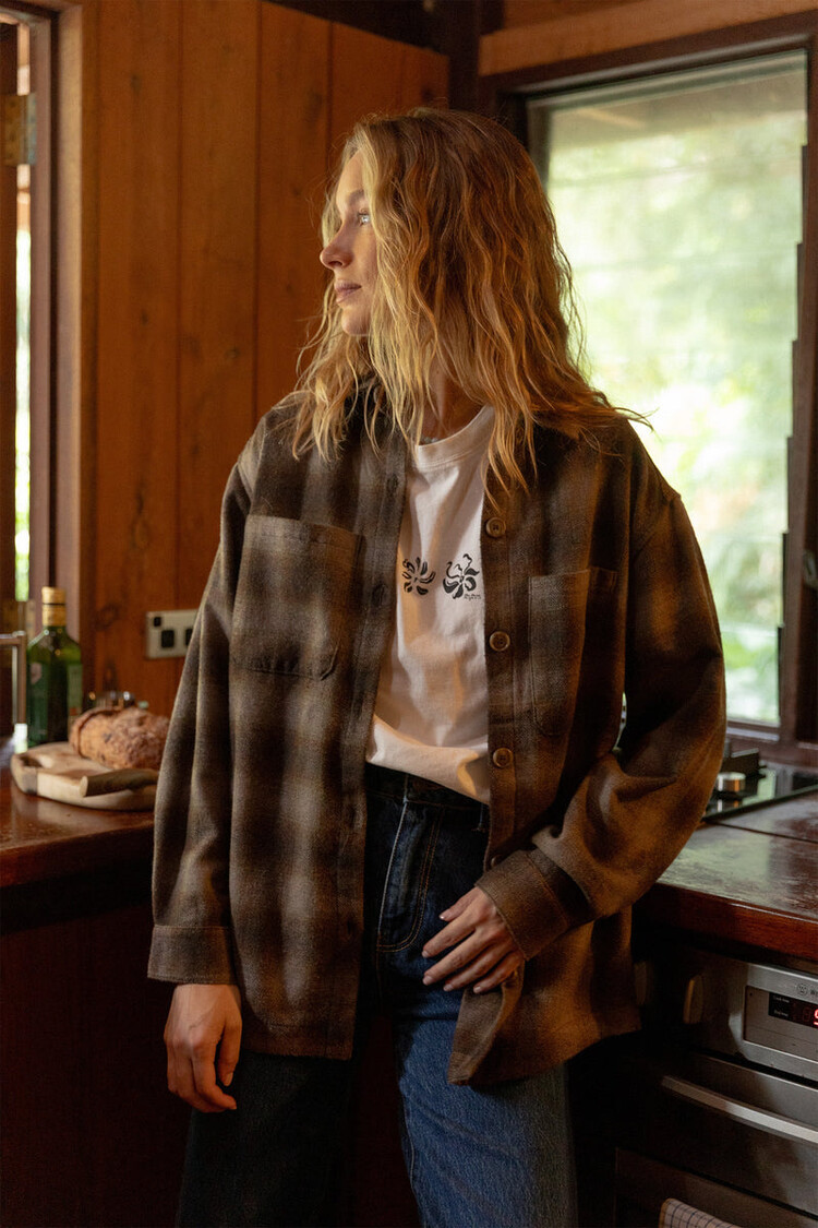 Rhythm Rhythm Mazzy Shacket | Cedar