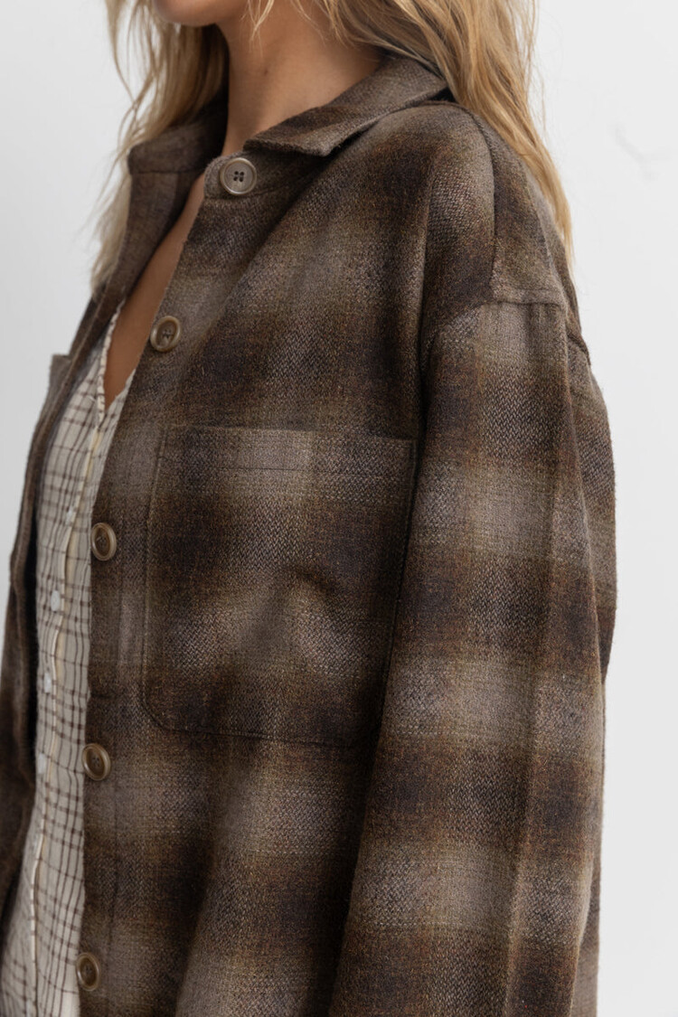 Rhythm Rhythm Mazzy Shacket | Cedar