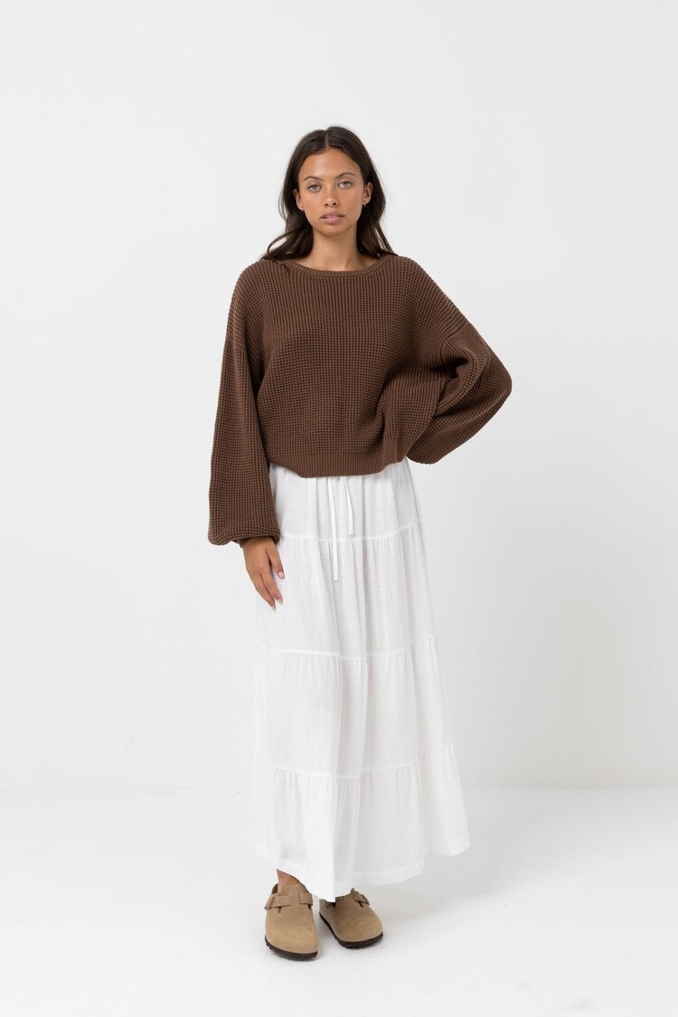 Rhythm Rhythm Classic Knit Jumper | Chocolate