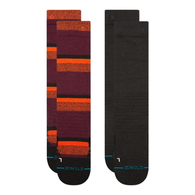 Stance Stance Kids Nightride Snowboard Socks 2 Pack | Black