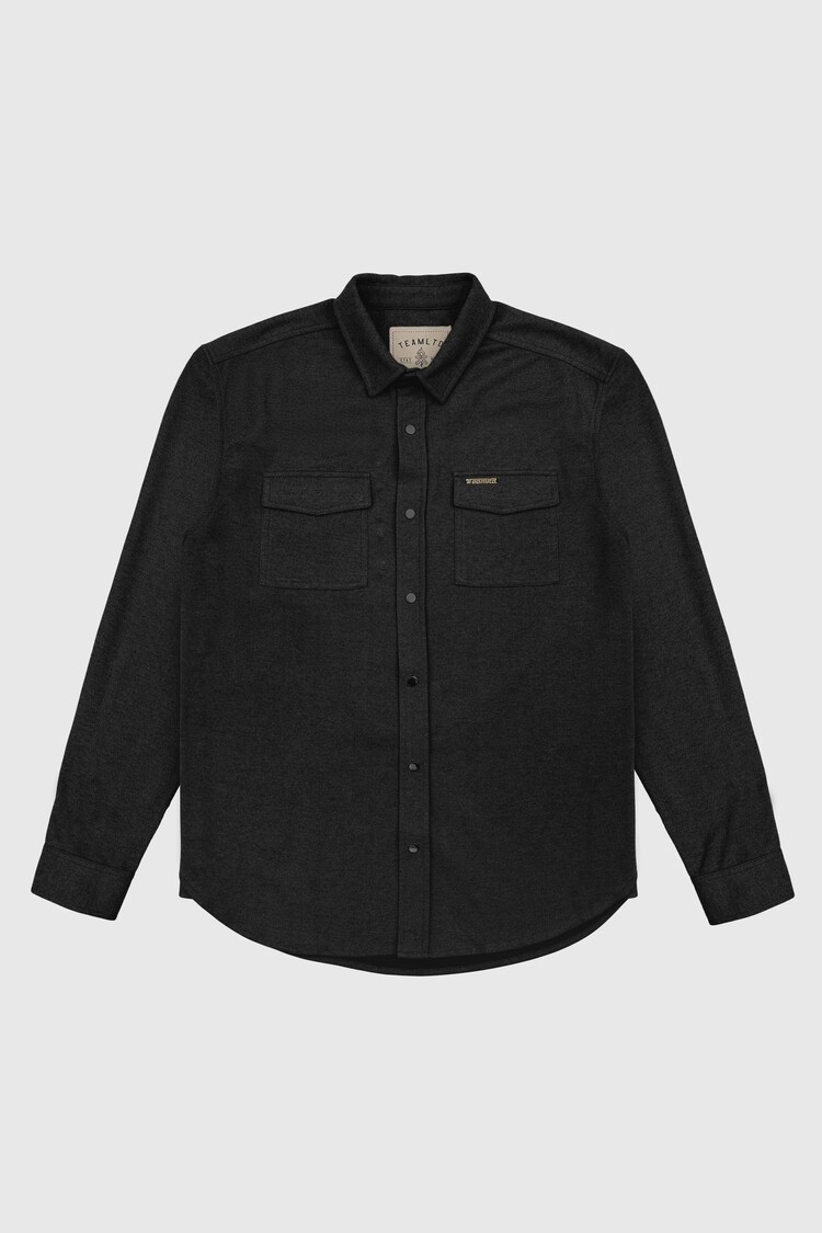 TEAMLTD Flex Button Up | Black