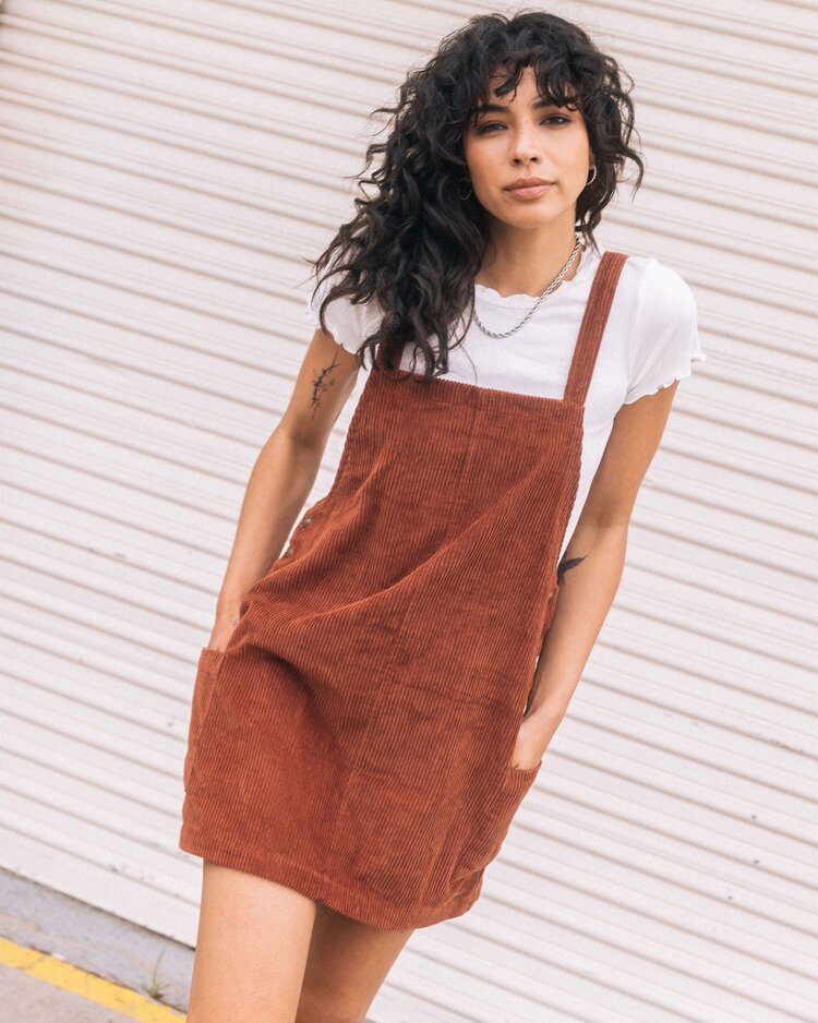 Volcom Volcom Power Chord Dress | Chestnut Brown
