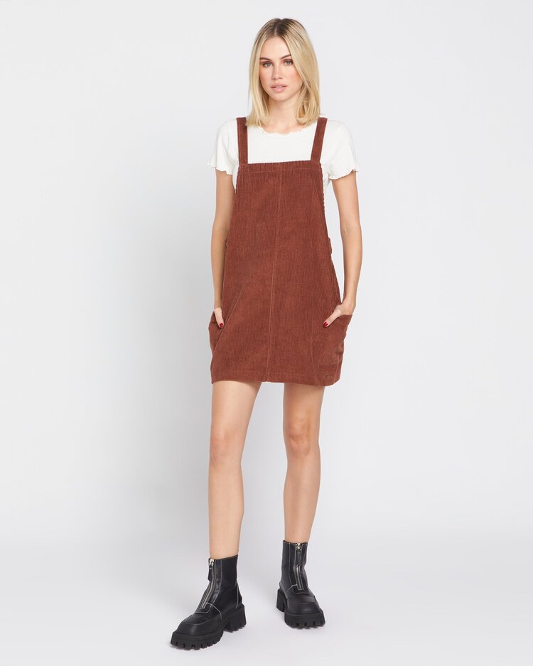 Volcom Volcom Power Chord Dress | Chestnut Brown