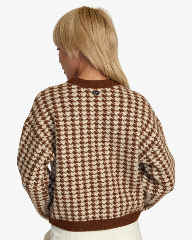 RVCA RVCA Prep Sweater | Mocha Bisque