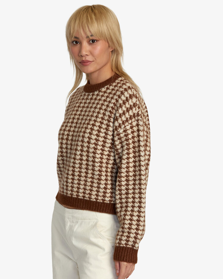 RVCA RVCA Prep Sweater | Mocha Bisque