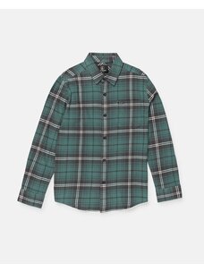 Volcom Volcom Boys Caden Plaid Longsleeve | Green