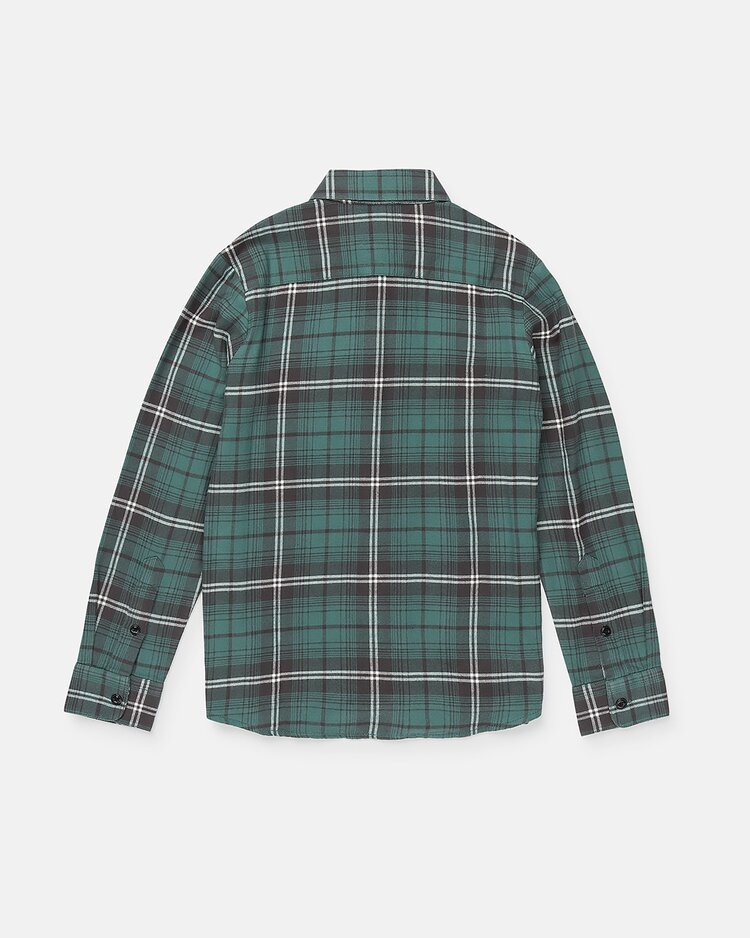 Volcom Volcom Boys Caden Plaid Longsleeve | Green