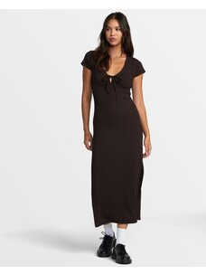 RVCA Smitten II Midi Dress | Chocolate Torte