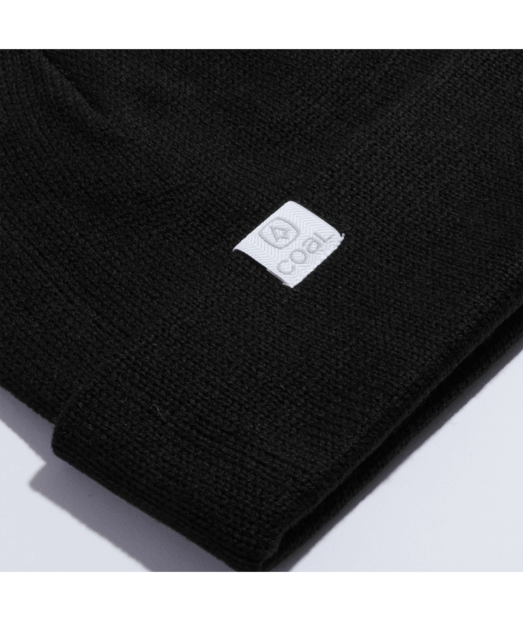 Coal The FLT Recycled Polylana Knit Beanie | Black
