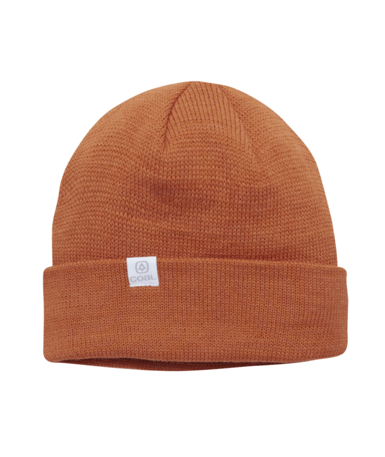 Coal Coal The FLT Recycled Polylana Knit Beanie | Burnt Orange