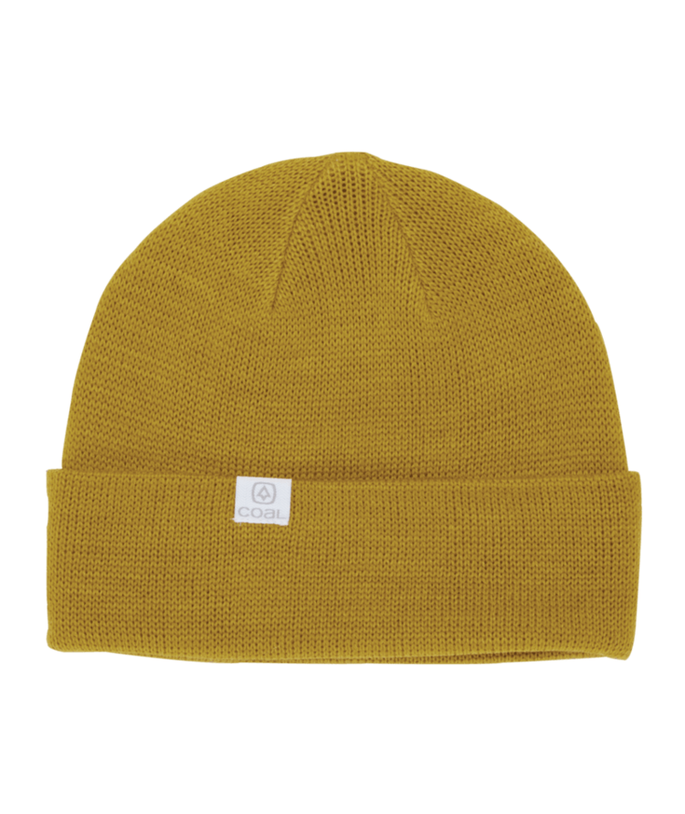 Coal Coal The FLT Recycled Polylana Knit Beanie | Mustard