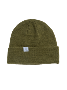 Coal The FLT Recycled Polylana Knit Beanie | Olive