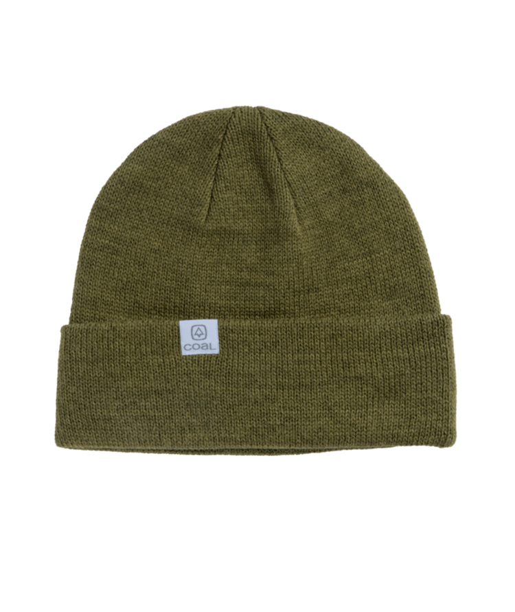 Coal The FLT Recycled Polylana Knit Beanie | Olive