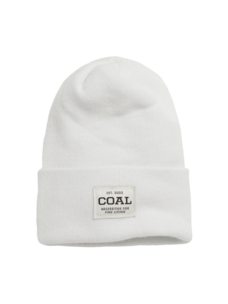 Coal The Uniform Knit Cuff Beanie | White