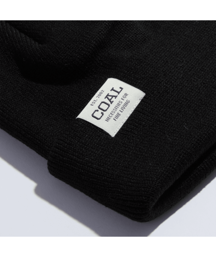 Coal Coal The Uniform Low Knit Cuff Beanie | Black