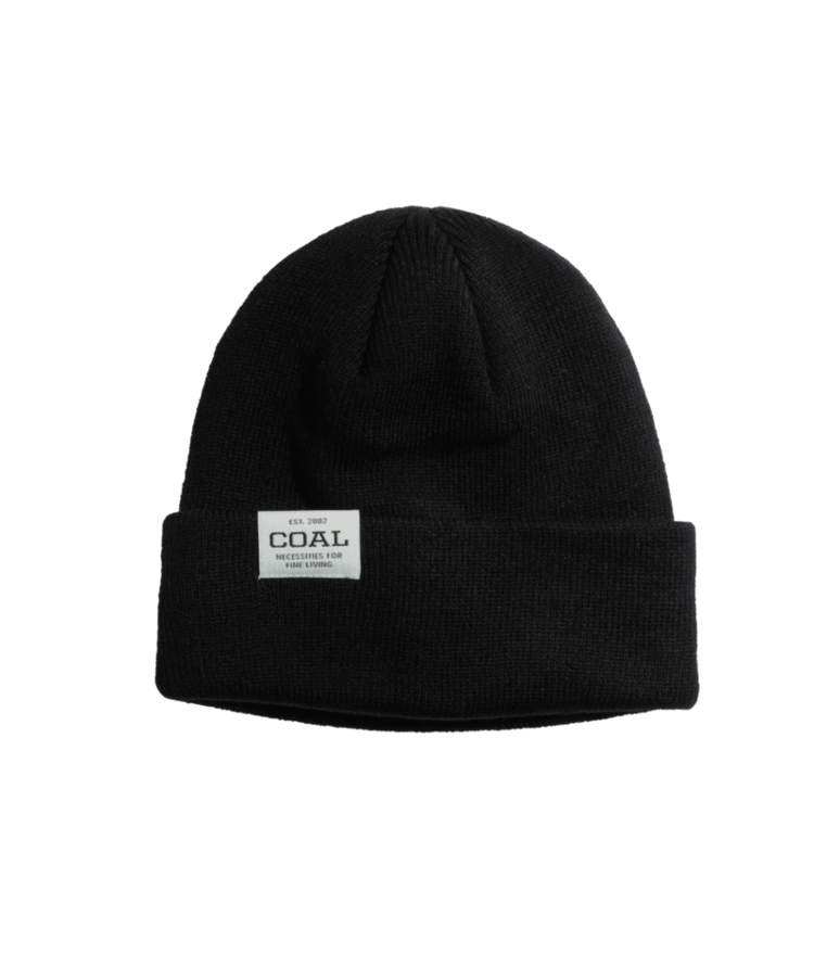 Coal Coal The Uniform Low Knit Cuff Beanie | Black