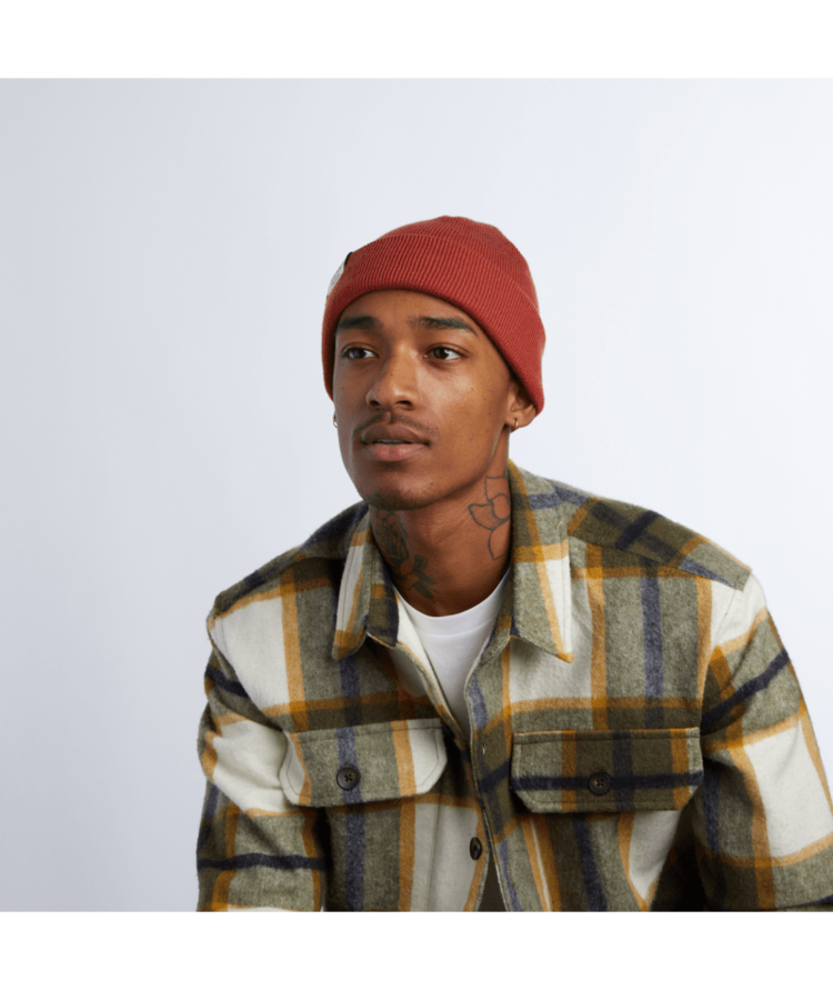 Coal Coal The Uniform Low Knit Cuff Beanie | Red Clay