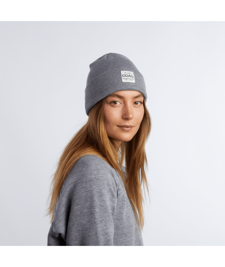 Coal The Uniform Mid Knit Cuff Beanie | Heather Grey