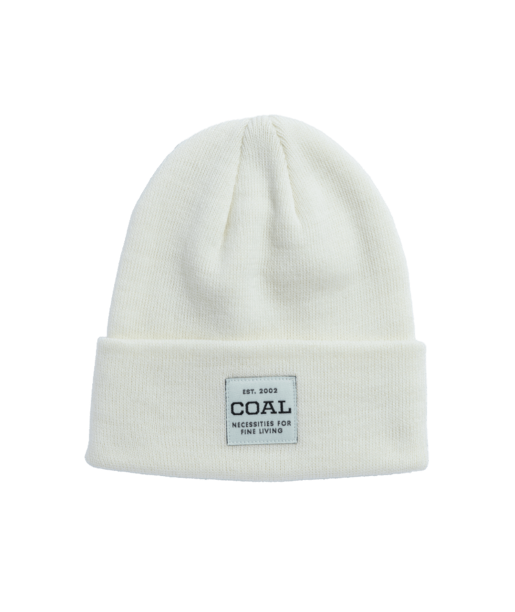 Coal The Uniform Mid Knit Cuff Beanie | Off White