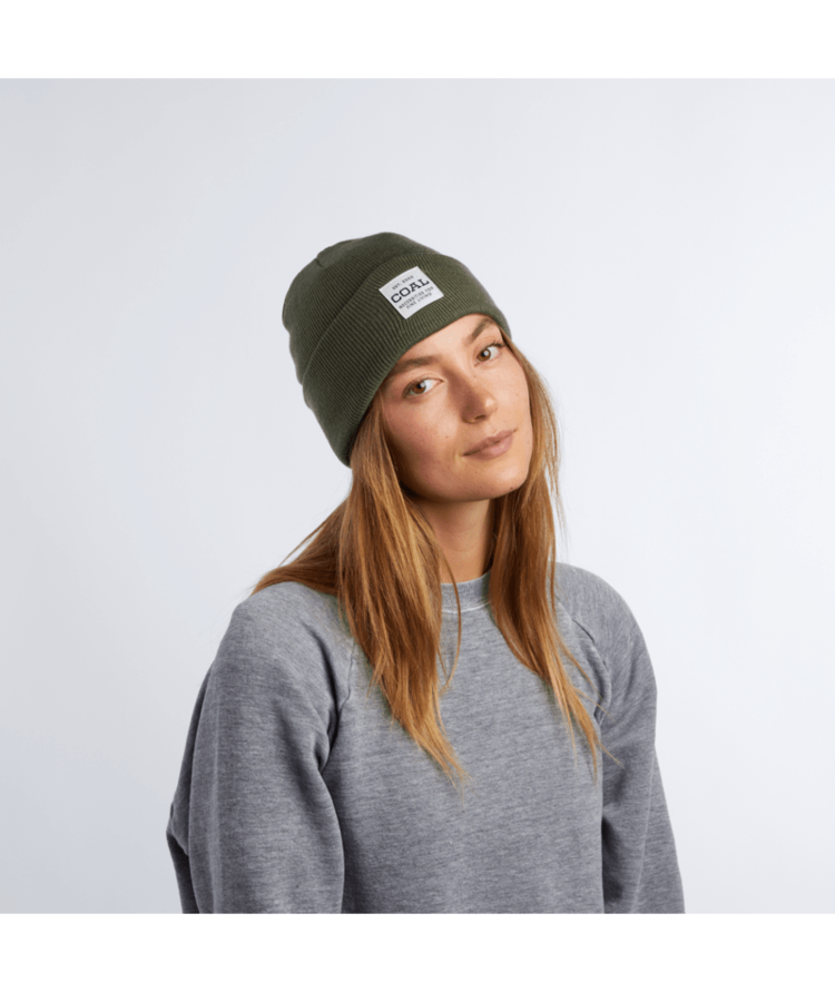Coal The Uniform Mid Knit Cuff Beanie | Olive