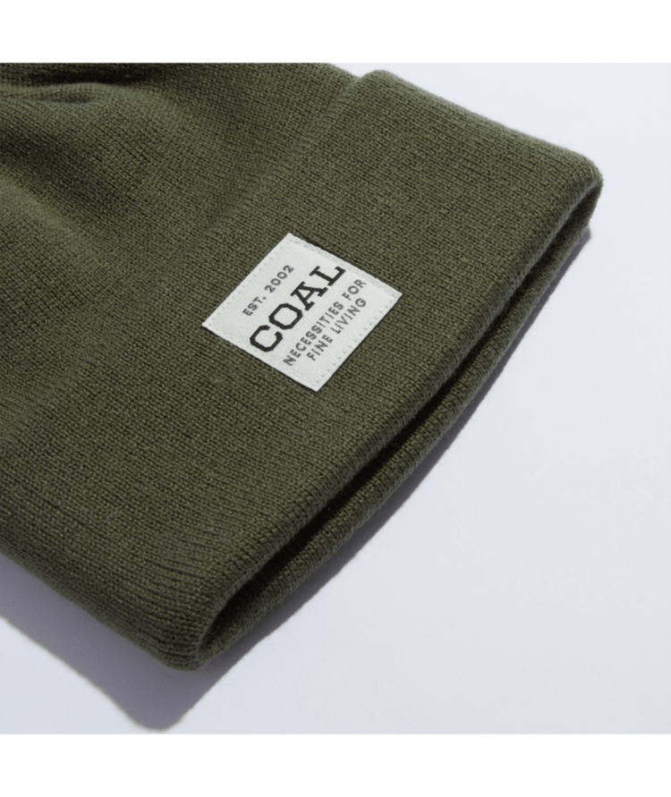 Coal The Uniform Mid Knit Cuff Beanie | Olive