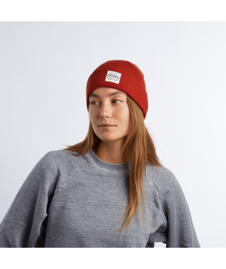 Coal Coal The Uniform Mid Knit Cuff Beanie | Rust